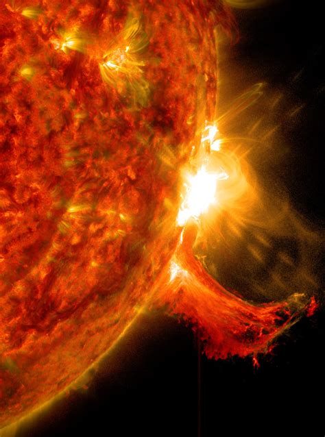 solar flare image nasa